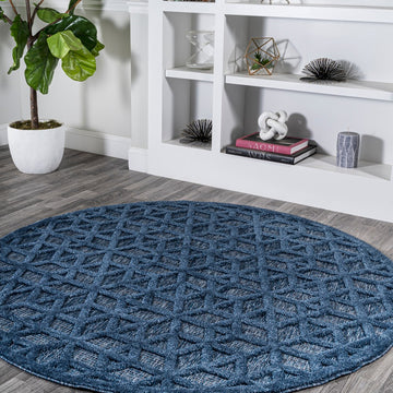 Talaia Neutral Geometric Indoor/outdoor Area Rug